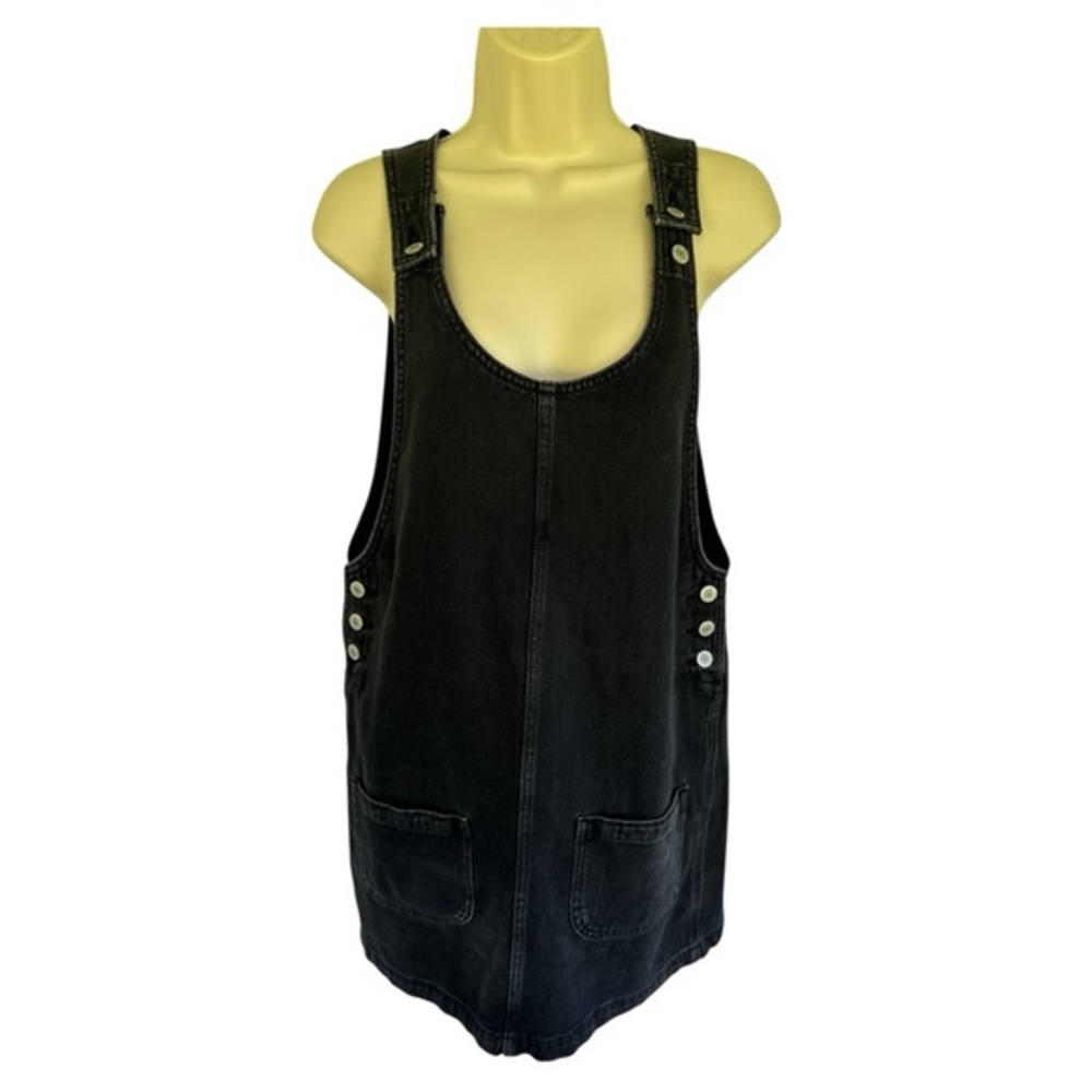 PacSun Women's Black Denim Overall Dress Small